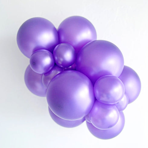 Metallic Lilac | 11 INCH | Tuftex Latex Balloons | Package 10