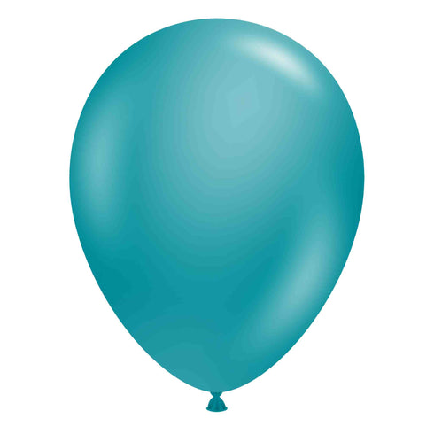 Metallic Teal Blue | 11 INCH | Tuftex Latex Balloons | Package 10