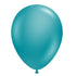 Metallic Teal Blue | 5 INCH | Tuftex Latex Balloons | Package 10