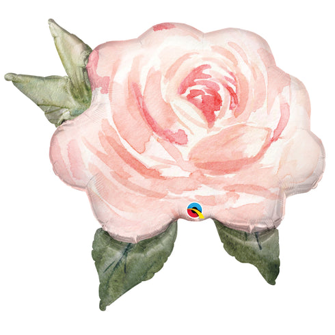 Watercolor Rose Flower Balloons | 36 INCH