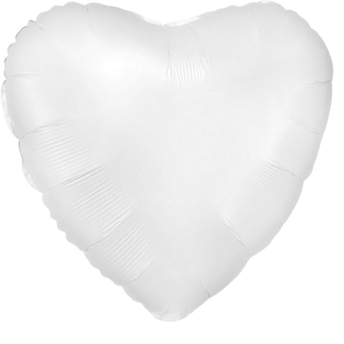 18 Inch | Heart Shaped Foil Balloons | Various Colors