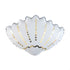 Pastel Matte White Seashell Mylar Balloons | Mermaid Beach Party | 18 Inch