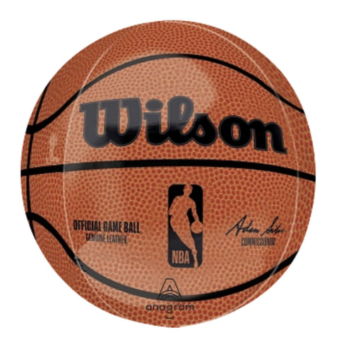 Wilson NBA Basketball Foil Orbz Balloons | 15 INCH