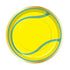 Yellow Tennis Ball Shaped Paper Party Plates | Package 8