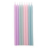 Tall Birthday Party Cake Candles | Pastel Mix | 5 INCH