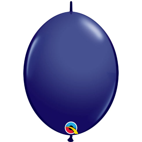 Fashion Navy Blue | Sempertex LINK-O-LOON® Latex Balloons | 6 INCH | Package 10