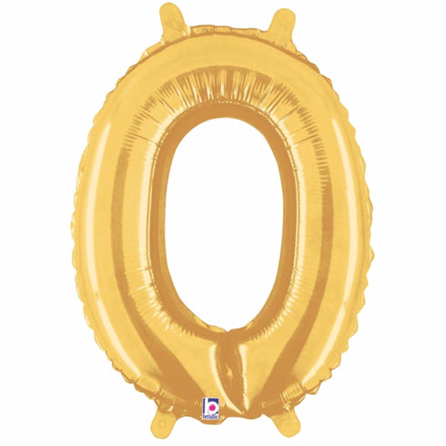 Custom Gold Script Letter Balloons | Say What You Want