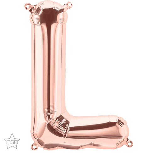 16 INCH | Rose Gold Letter Balloons | Northstar Balloons
