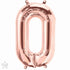 Rose Gold Letter O Balloons | 16 INCH