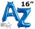 16 INCH | Blue Letter Balloons | Northstar Balloons