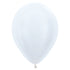 Fashion White | 18 inch | Sempertex (Betallatex) Latex Balloons | Package 6