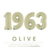 Olive Green 1963 Number Balloons | 40 INCH