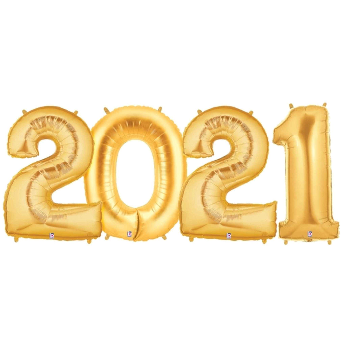 2021 Gold Number Balloons (40 inch) | partyHAUS