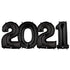 Black 2021 Number Balloons | 40 INCH