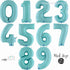 Pastel Blue Number 0 Balloons | 26 INCH