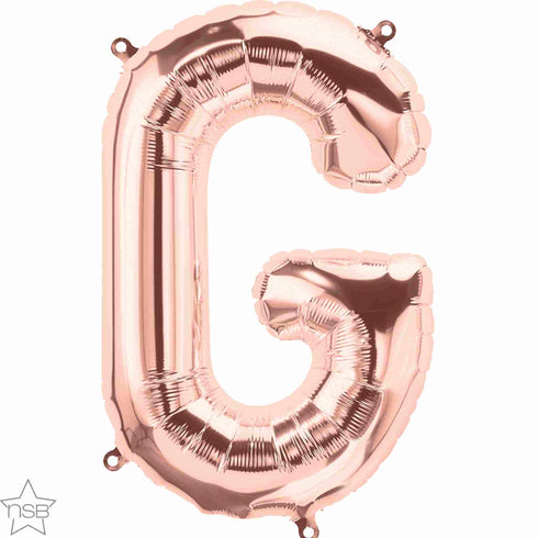 34 INCH | Rose Gold Letter Balloons