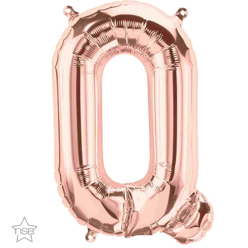 34 INCH | Rose Gold Letter Balloons