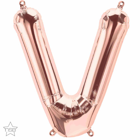 34 INCH | Rose Gold Letter Balloons