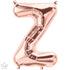 34 INCH | Rose Gold Letter Balloons