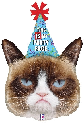 Grumpy Cat Foil Balloon 18 IN