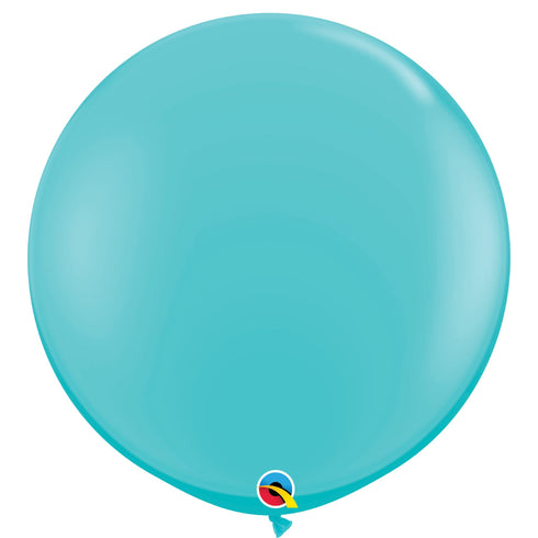 Caribbean Blue Teal | 36 Inch | Qualatex Latex Balloons | Each