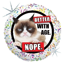 Grumpy Cat Foil Balloon | 28 Inch