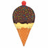 3D Dimensionals Sprinkles Ice Cream Cone Balloons | 33 INCH