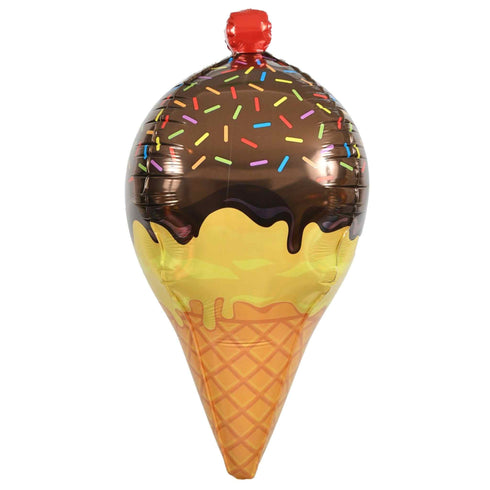 3D Dimensionals Sprinkles Ice Cream Cone Balloons | 33 INCH
