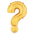 Question Mark Balloons | Gold | Large 40 Inch
