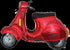 Pink Scooter Foil Balloon 38 IN