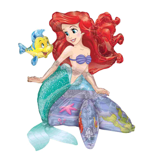 The Little Mermaid Sitting Balloon | 20 INCH | Air Only