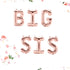 BIG SIS Balloon Banner | Rose Gold | Gold | Pink | Blue