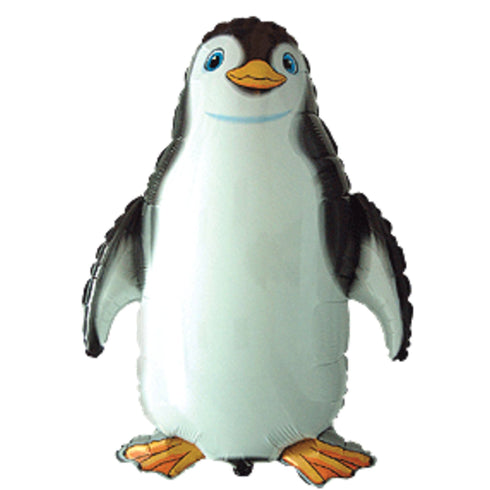 Penguin Foil Balloon | Pink | Black | Blue