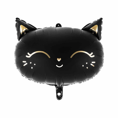 Matte Black Cat Foil Balloons | 19 INCH
