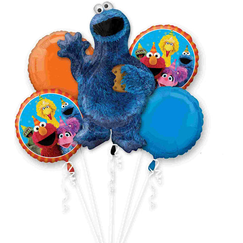 Sesame Street Cookie Monster Balloon Bouquets | Licensed
