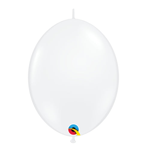 Diamond Clear | 12 INCH | Qualatex QuickLink® Latex Balloons | Package 10