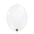 Diamond Clear | 12 INCH | Qualatex QuickLink® Latex Balloons | Package 10
