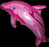 Dolphin Balloon l 37 IN l Pink l Blue