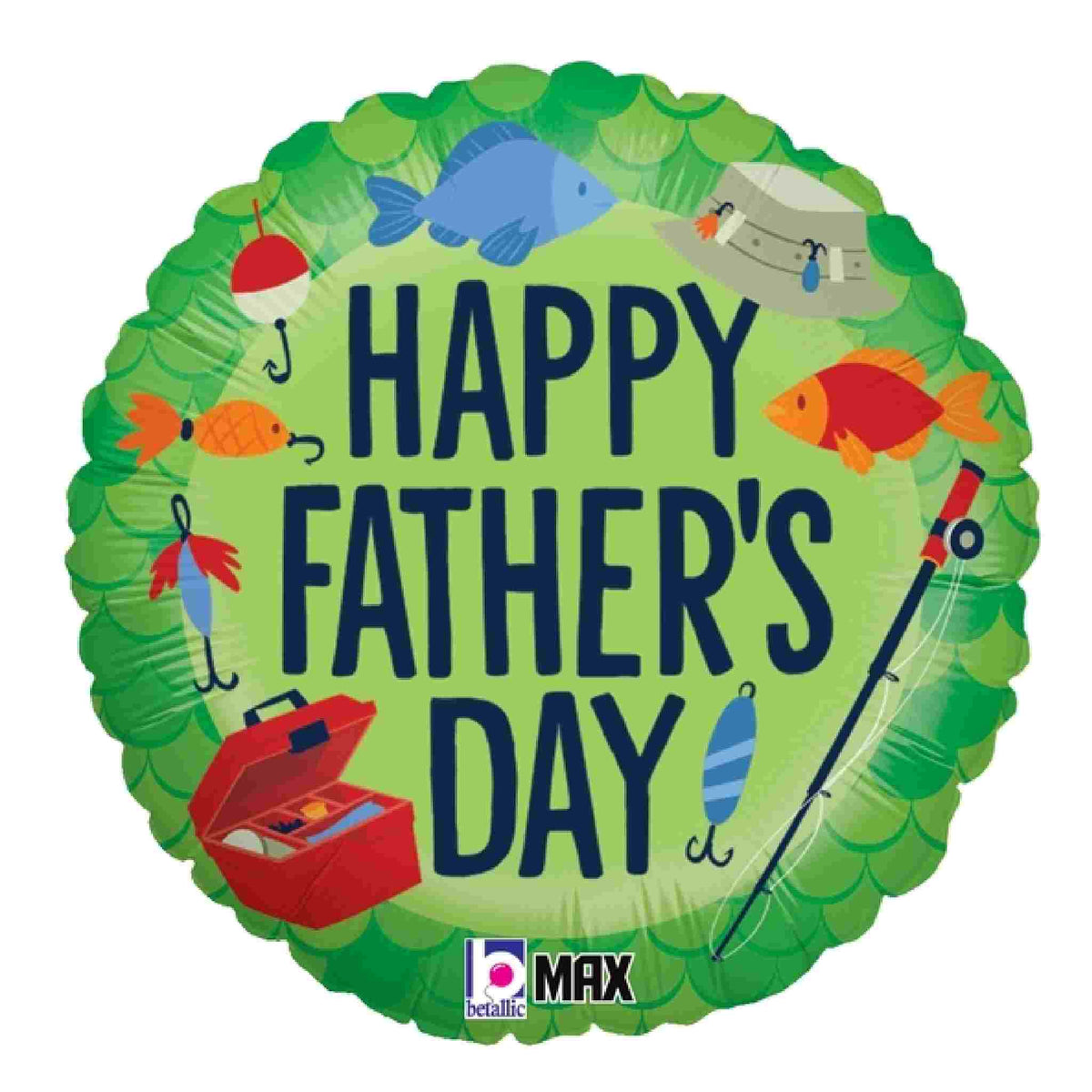 Happy Father's Day Fishing Balloon Package