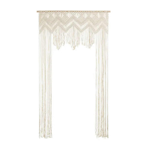 Macrame Fringed Bohemian Wall Hanging Decoration