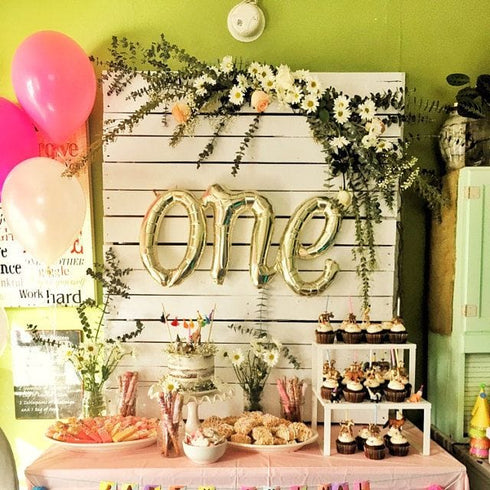 One Script Balloon | White Gold