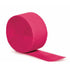 Fuchsia Hot Pink Crepe Paper Party Streamers | 81'