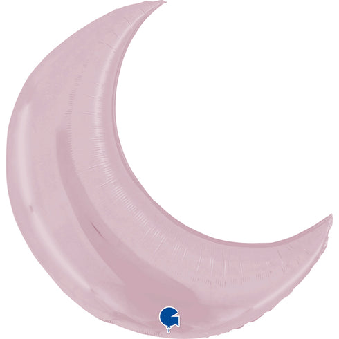 Pastel Pink Moon Foil Balloon | 26 INCH | 35 INCH