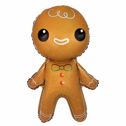 Gingerbread Man Cookie Christmas Foil Balloons | 39 INCH