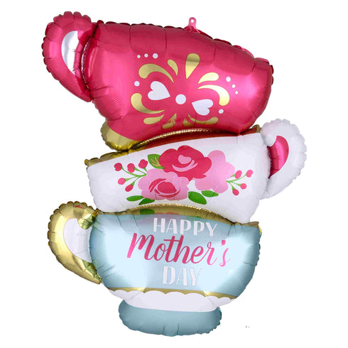 Mother's Day Balloons | Tea Cups | 30 INCH