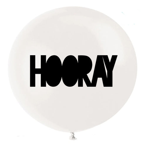"Hooray" Custom Latex Balloons