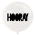 "Hooray" Custom Latex Balloons