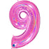 Glitter Fuchsia Pink Number 1 Balloons | 40 INCH