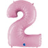 Pastel Pink Number 8 Balloons | 40 INCH