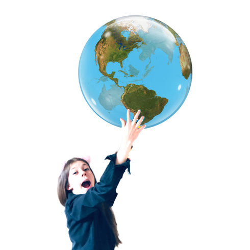 Qualatex Earth Bubble Balloons | 22 Inch